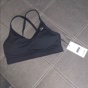 NWT Gymshark Training Sports Bra Black Size Small